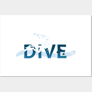 Dive time Posters and Art